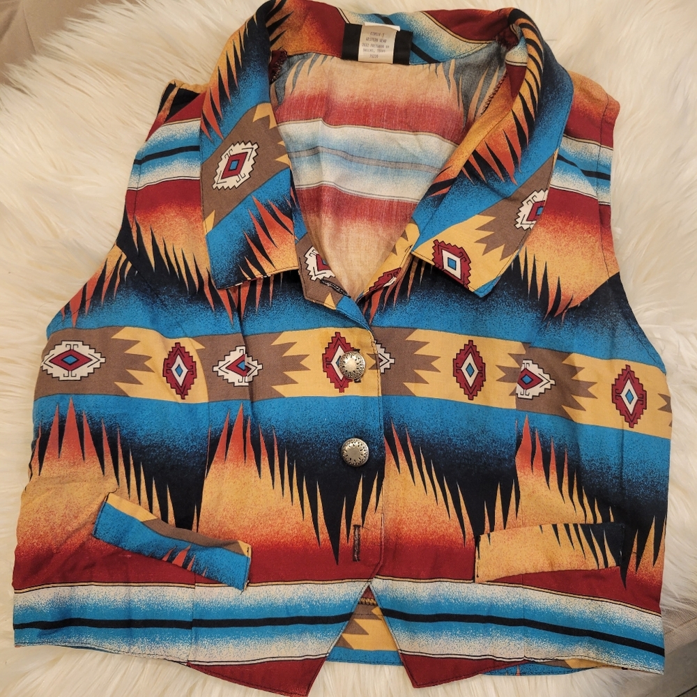 Rough Rider by Circle T Aztec Vest